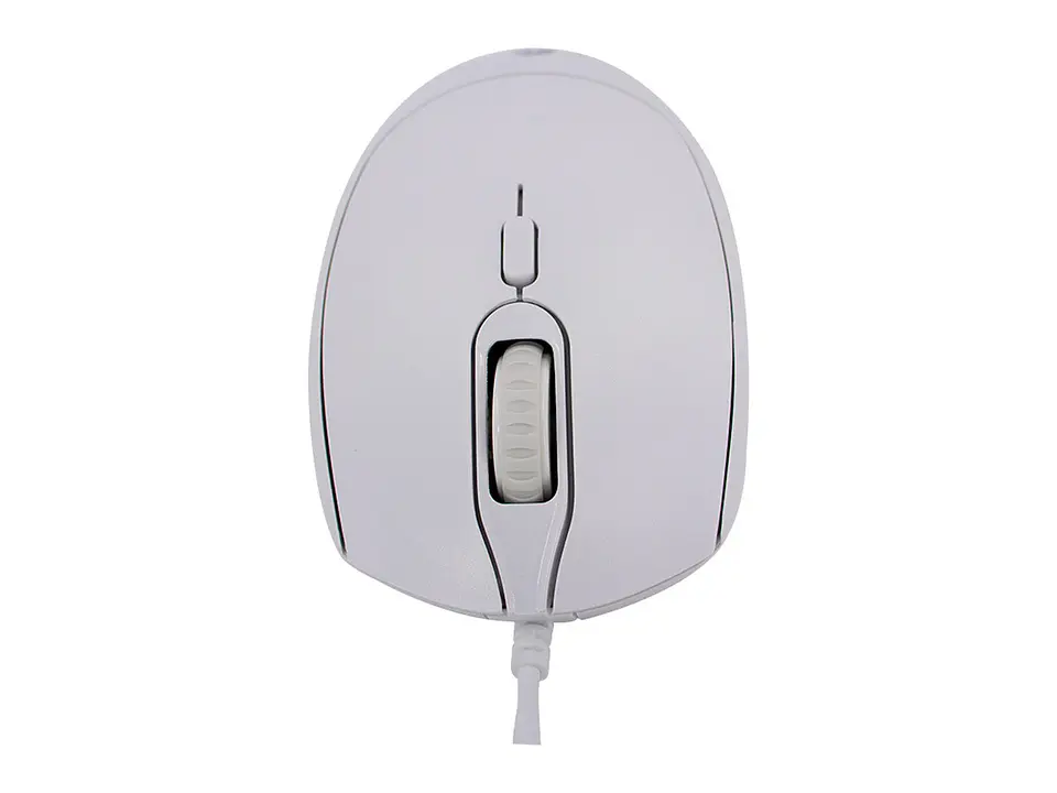 TEROS TE-1225S - Mouse óptico, 800-1200-1600 DPI, USB, 4 botones, color blanco 2