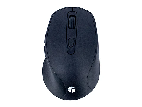 TEROS TE-1228S - Mouse Inalámbrico, 6 Botones, 2.4GHz, USB, Color Negro