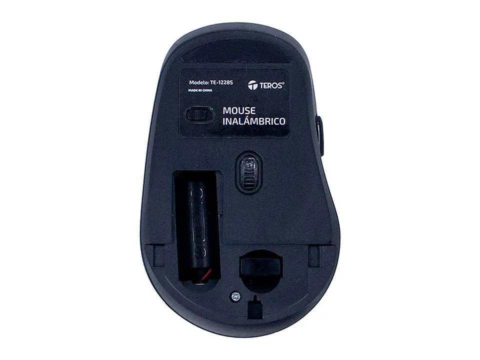 TEROS TE-1228S - Mouse Inalámbrico, 6 Botones, 2.4GHz, USB, Color Negro 5