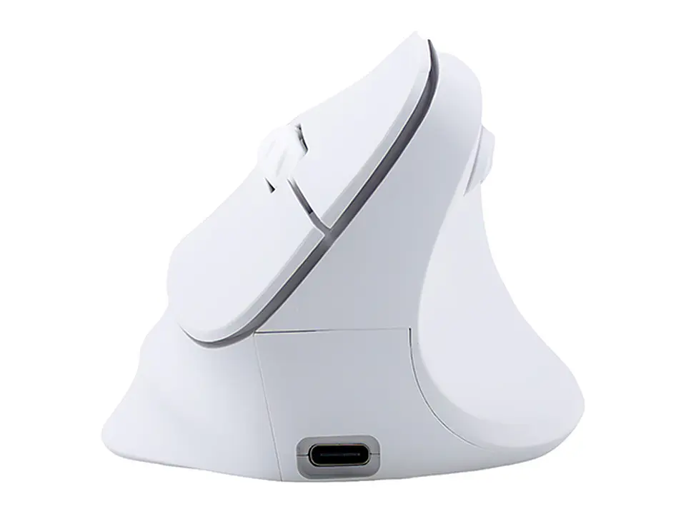 TEROS TE-1236S - Mouse inalámbrico, RGB, Blanco, 6 botones con rueda 4