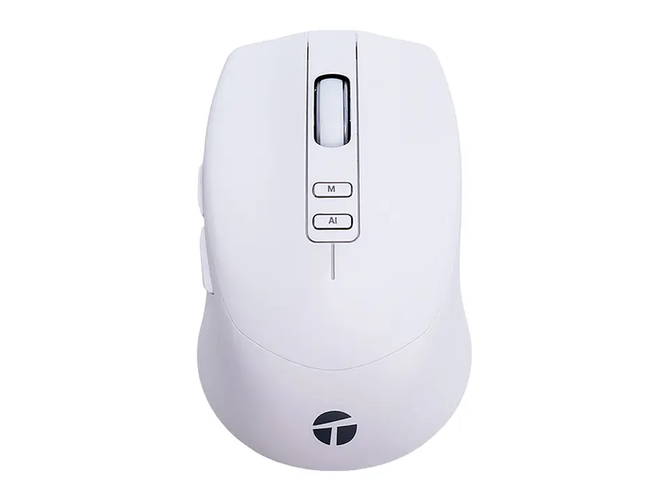 TEROS TE-1250AI - Mouse Inalámbrico, 2.4GHz, 8 botones, IA, DPI 3200, USB, BT 1