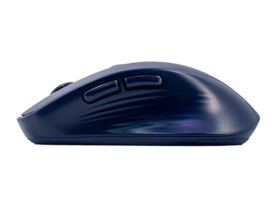 TEROS TE-1235S - Mouse Inalámbrico, 2.4GHz, 6 Botones, USB, Color Azul 3