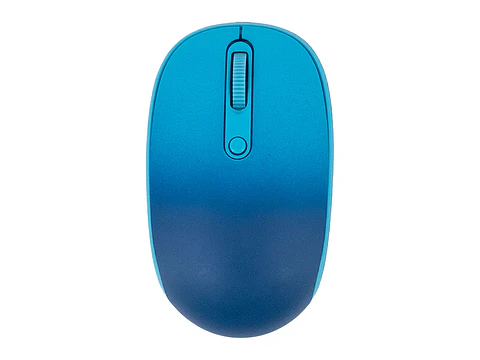 TEROS TE-1240S - Mouse Inalámbrico, 2.4GHz, 4 Botones, USB, Color Azul