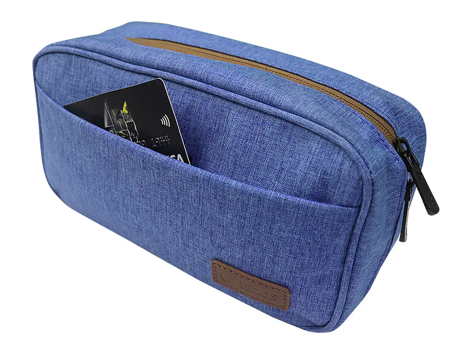 TEROS TE-ACS9016 - Cartuchera / Estuche / Organizador / Portacables, azul 2