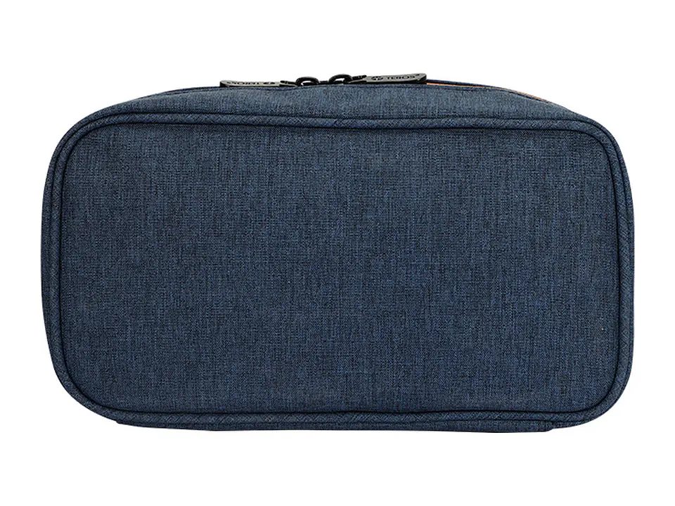 TEROS TE-ACS9017DB - Cartuchera / Estuche / Organizador / Portacables, azul marino 3