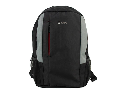 TEROS TE9040NS - Backpack TE-9040BS, para Notebooks de hasta 15.6", Color Negro/Gris