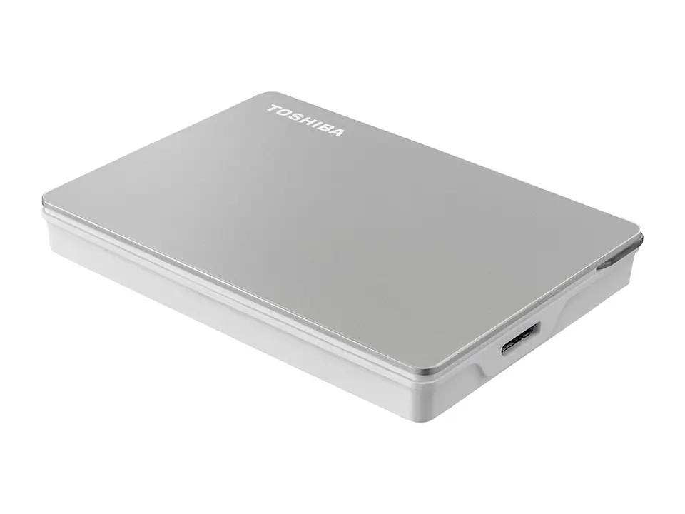 Toshiba HDTX120XSCAA - Disco Duro Externo Portátil Canvio Flex, 2 TB, USB 3.0 / 2.0, Color: Plata 2