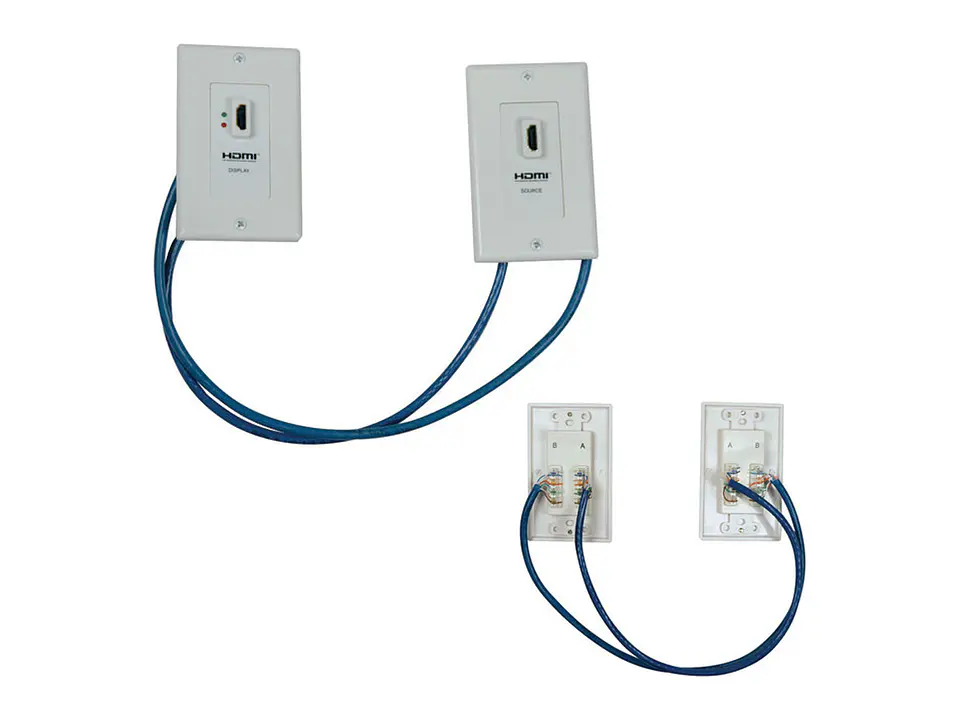 Tripp Lite P167-000 - Extensor HDMI, Cat5 / Cat6, doble transmisor, 2 placas de pared 1