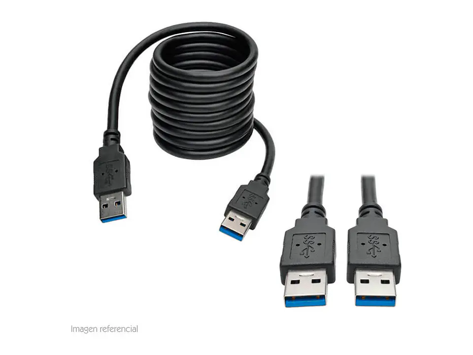 Tripp Lite U320-006-BK - Cable USB 3.0, Negro, SuperSpeed, A/A, 1.83 mts, 28/24 AWG 1