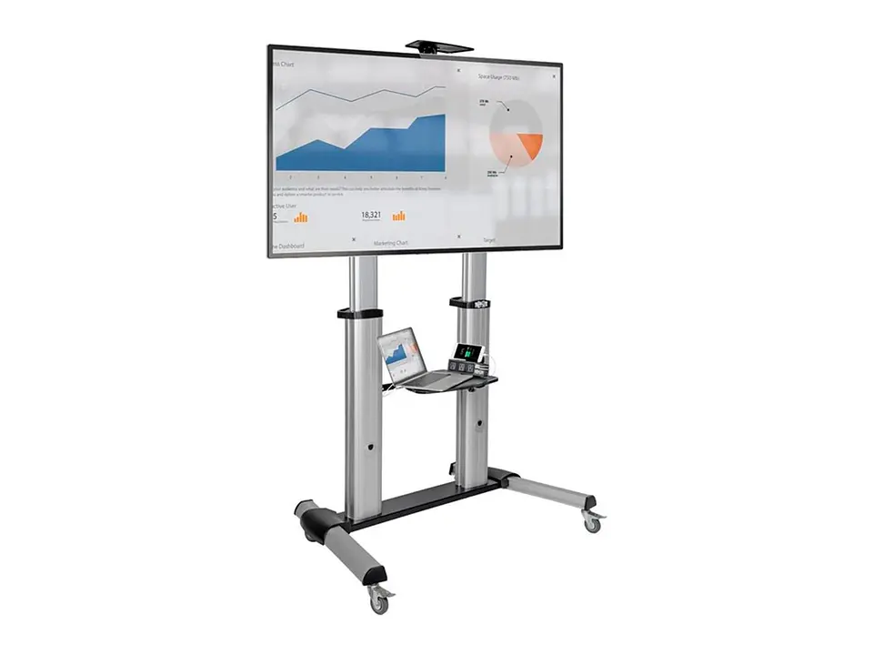 Tripp Lite DMCS60100XX - Soporte para TV con ruedas, soporta pantallas de 60