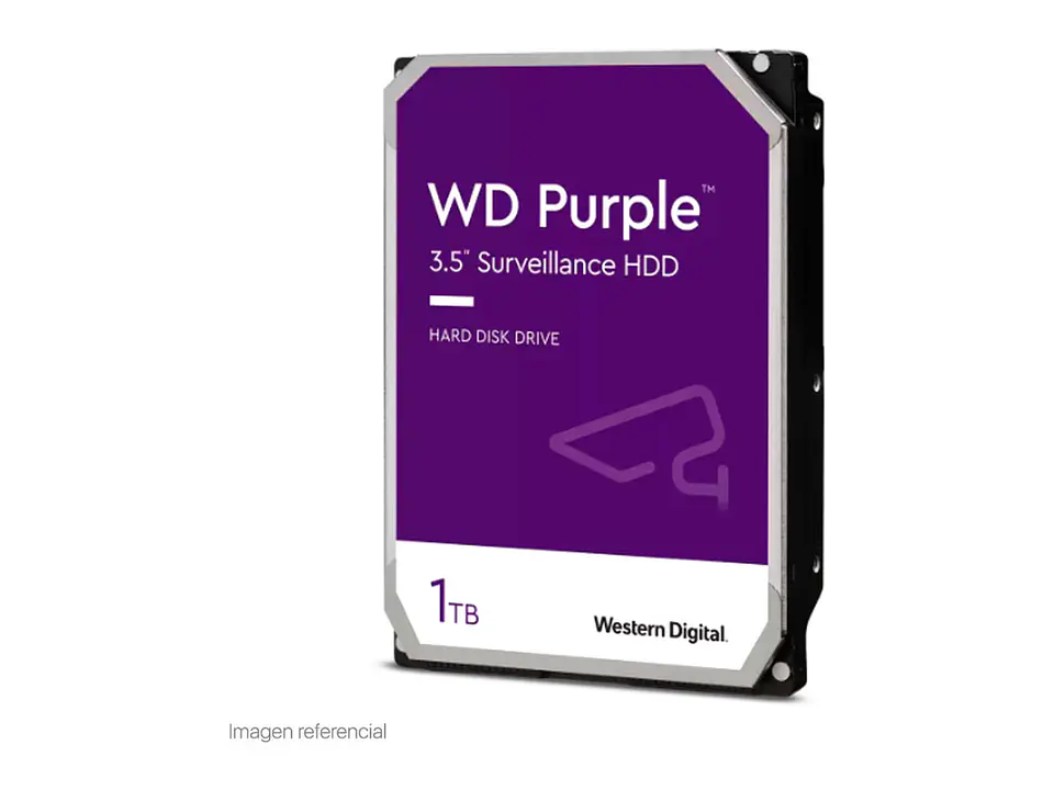 Western Digital WD11PURZ - Disco duro WD Purple, 1TB, SATA 6.0 Gb/s, 5400 RPM, 64MB Cache, 3.5