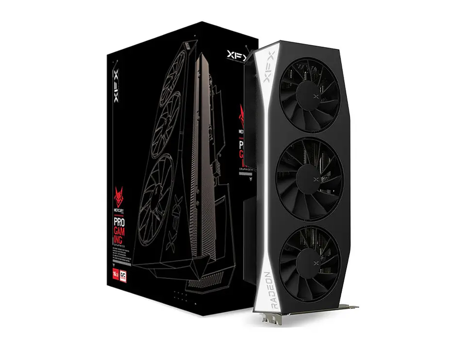 XFX RX-96TMERCB9 - Tarjeta de video Mercury AMD Radeon RX 9060 XT OC Gaming Edition, 16GB GDDR6, PCIe5 5