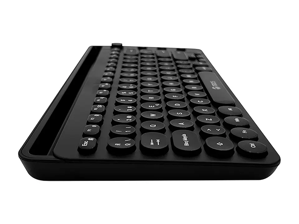 TEROS TE-4064 - Teclado inalámbrico TE-4064N, 2.4 GHz, bluetooth 3.0 / 5.2, 80 teclas, negro 4