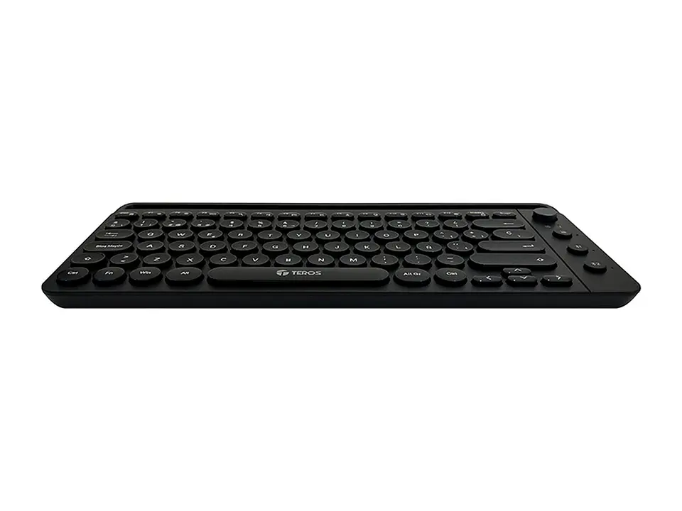 TEROS TE-4064 - Teclado inalámbrico TE-4064N, 2.4 GHz, bluetooth 3.0 / 5.2, 80 teclas, negro 5