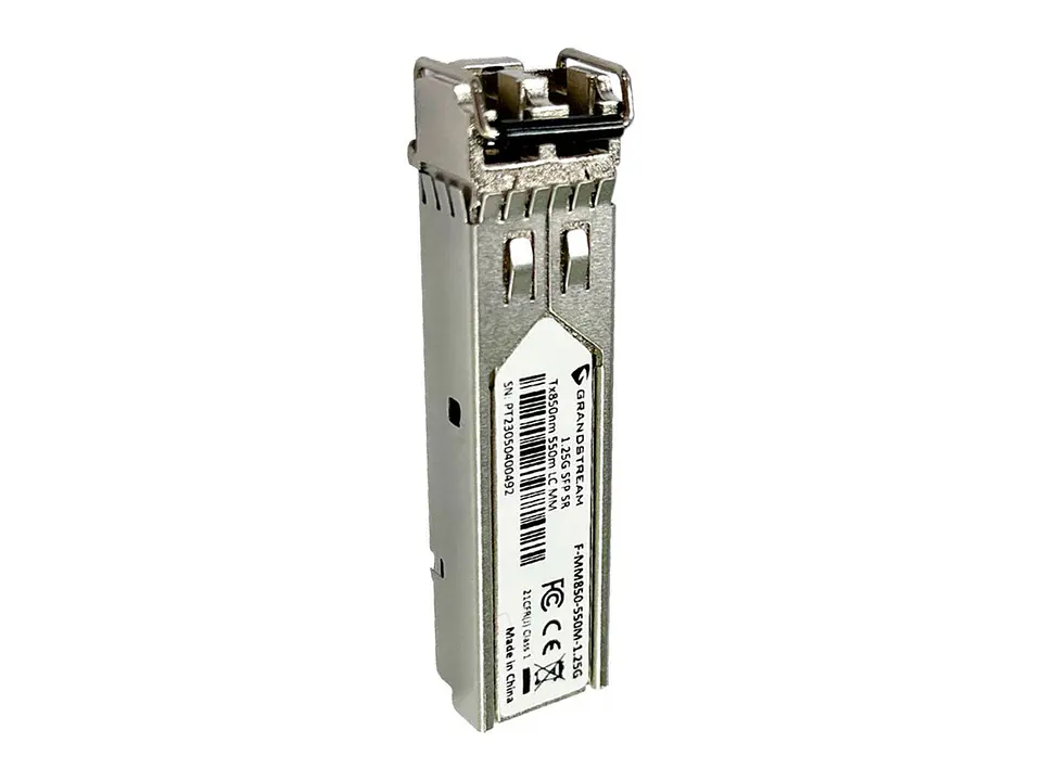 Grandstream F-MM850-550M-1.25G - Multi-Mode Fiber Duplex LC 850nm 1.25Gbps SFP OM2 550metros OM1 300 metros 2