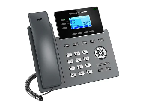 Grandstream GRP2603P - Telefonos IP 3 Líneas, 6 Cuentas SIP, Hasta 3 Estados DE Llamada 2 Puertos Gigabit Ethernet DE 10/100/1000 Mbps con PoE Integrado. NO Incluye Fuente