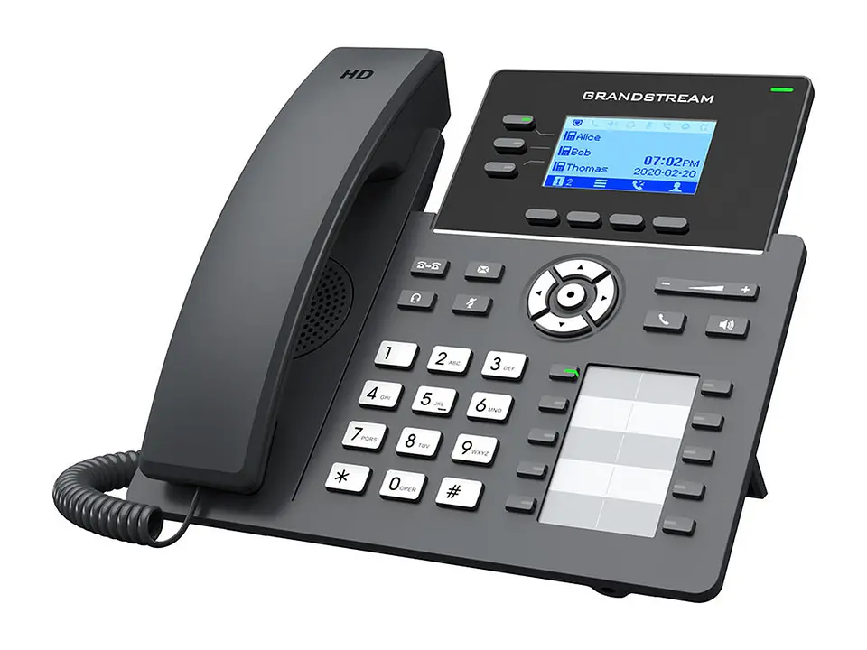 Grandstream GRP2604P - 6 Cuentas SIP / 10 Teclas BLF / 10/100/1000 Mbps/ LCD 2,7
