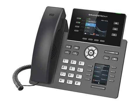 Grandstream GRP2614 - Telefono IP 4 Lineas / 2 Puertos GIGA, Pantalla LCD Duales con 40 Teclas Virtuales, WI-FI, Bluetooth