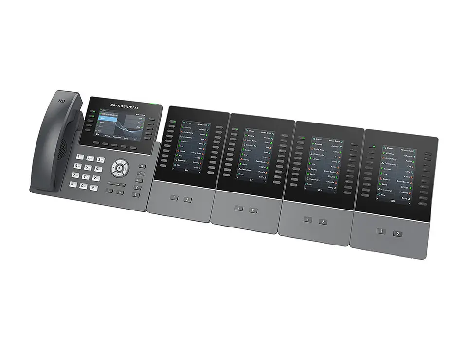 Grandstream GRP2615 - 10 Teclas DE LÍNEA con Hasta 5 Cuentas SIP WI-FI DE DOBLE BANDA 802.11 A/b/g/n/ac 40 Teclas BLF Digitales Integradas Bluetooth Integrado 4