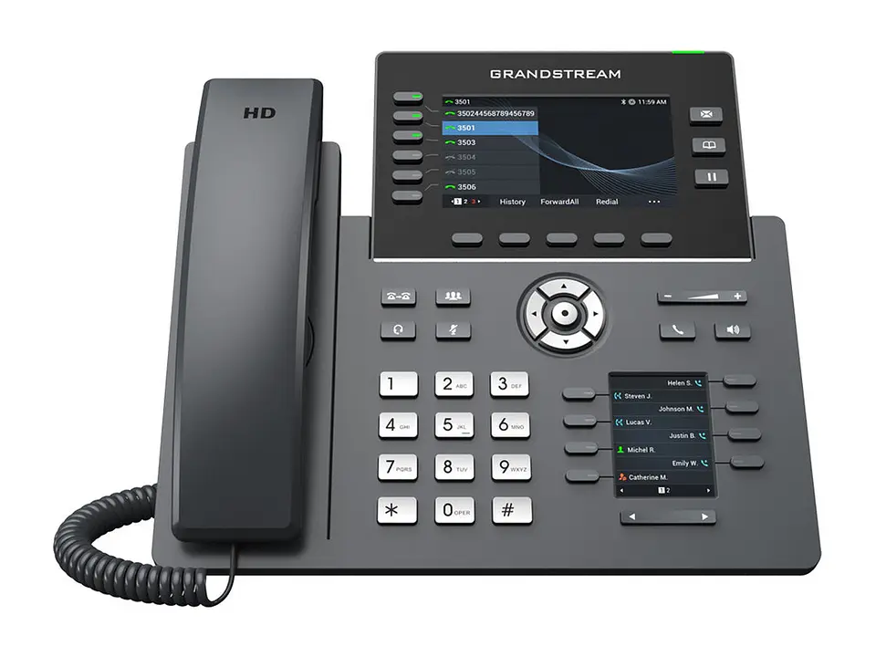 Grandstream GRP2616 - 6 Líneas, 6 Cuentas Sip,wi-fi DE DOBLE BANDA Ac,bluetooth Integrado 8 Teclas BFL Fisicas, 24 BFL Digitales 2
