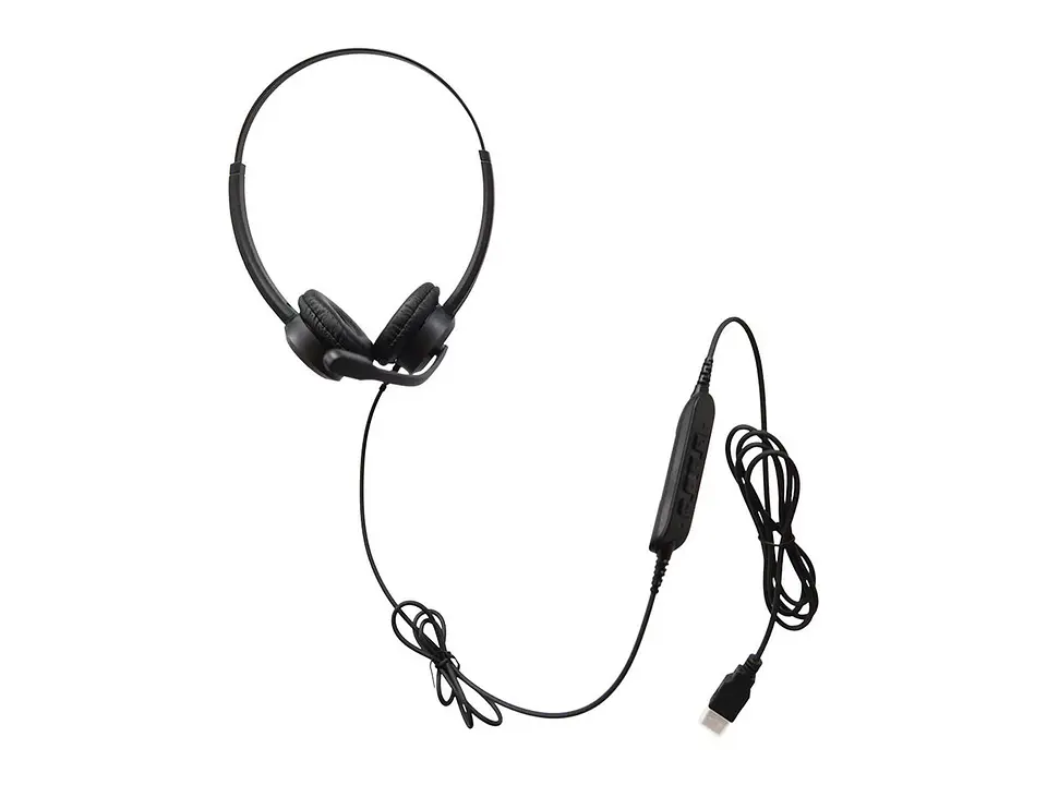 Grandstream GUV3000 - Audífono con Micrófono HD USB 2