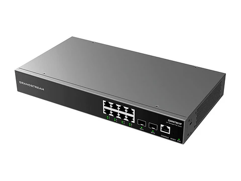Grandstream GWN7801P - GWN GS Switch 8 Puertos PoE+ Gigabit Administrable 150W