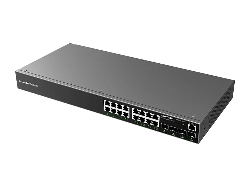Grandstream GWN7802P - GWN GS Switch 16 Puertos PoE+ Gigabit Administrable 270W 2