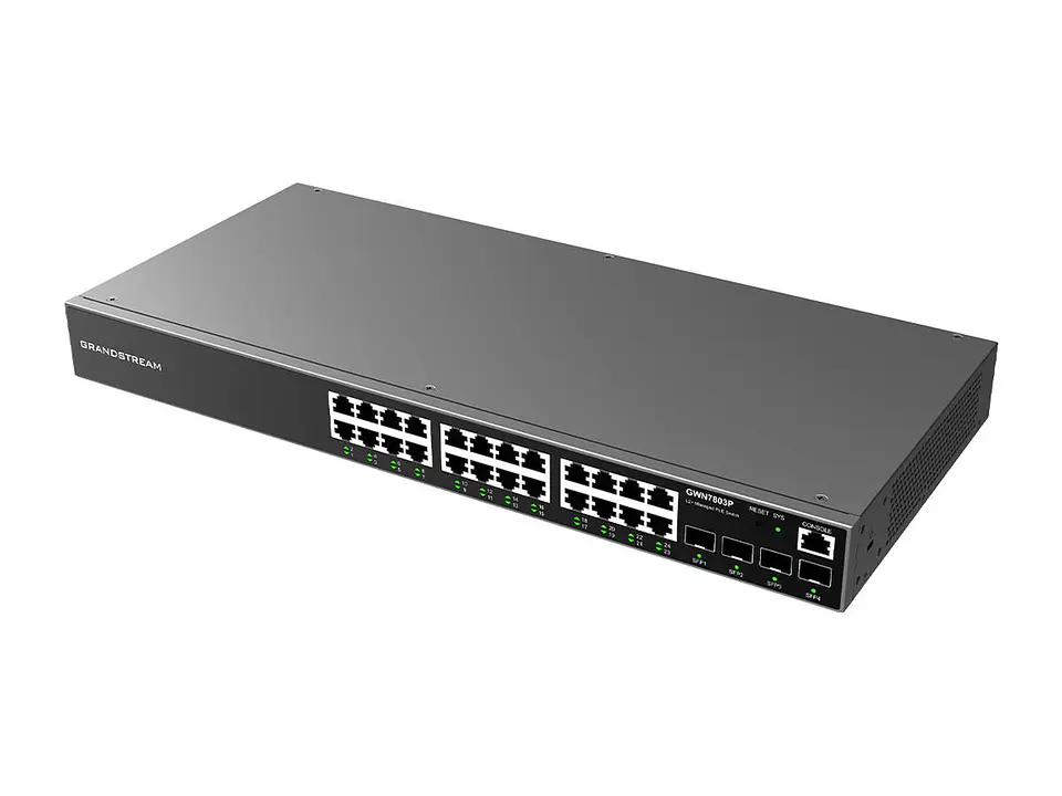 Grandstream GWN7803P - GWN GS SWITCH24 Puertos PoE+ Gigabit Administrable 400W 2
