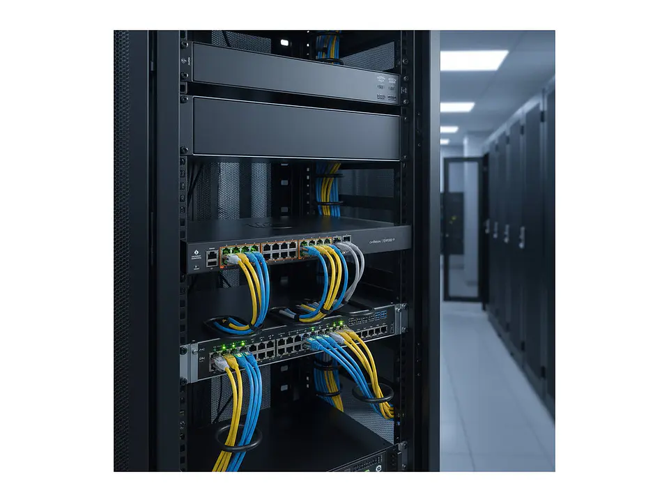 Cambium MX-EX1028PXA-0 - cnMatrix EX1028-P, Intelligent Ethernet PoE+ Switch, 24 1GBPS And 4 1GBPS SFP FIBER PORTS - NO PWR Cord 3