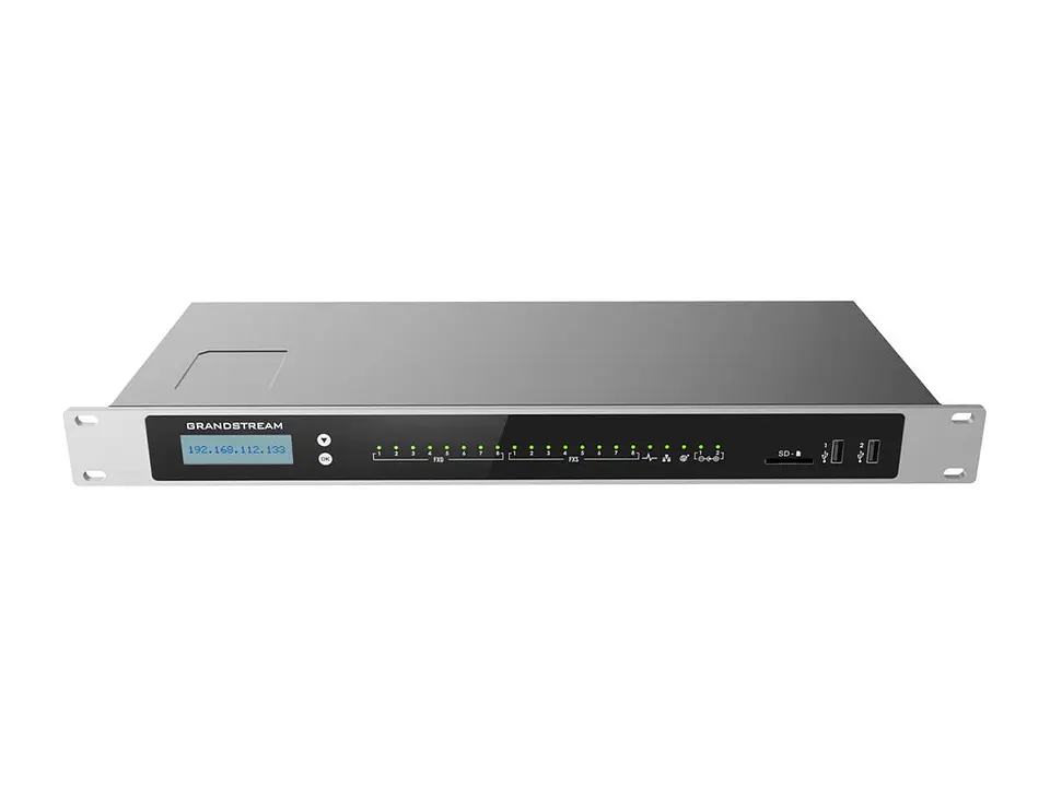 Grandstream UCM6308 - Soporta Hasta 3000 Registros, 450 Llamadas EN Simultaneo, 8 Puerto FXO, 8 Puertos FXS, Video 1080P, Video Conferencia DE 300 Participante 2