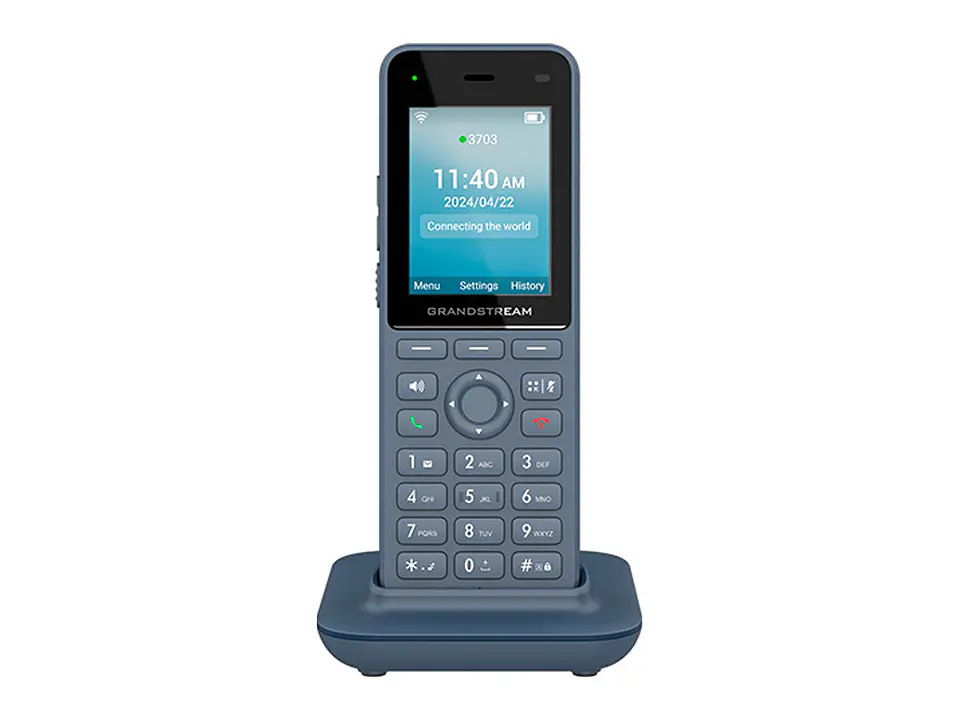 Grandstream WP826 - WiFi 6 de doble banda y Bluetooth 5.0 3 líneas, 3 cuentas SIP y conferencias de voz de 4 vías permite hasta 12 de horas de conversación 2