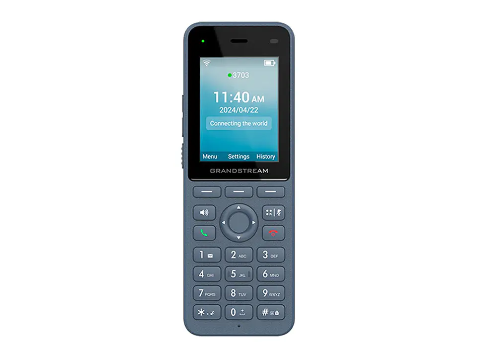Grandstream WP826 - WiFi 6 de doble banda y Bluetooth 5.0 3 líneas, 3 cuentas SIP y conferencias de voz de 4 vías permite hasta 12 de horas de conversación 4