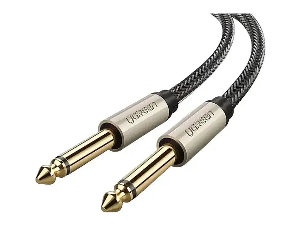 UGREEN 10639 - Cable Audio Macho a Macho - 6.5 MM - Gris - 3 Mts - AV128 1
