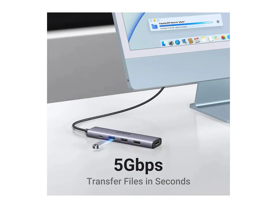 UGREEN 15495 - CM478 - Adaptador Hub 5 en 1 - USB-C a HDMI 4