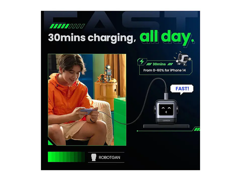 UGREEN 15550 - CD359 - Cargador Fast Charger - 30 W 3