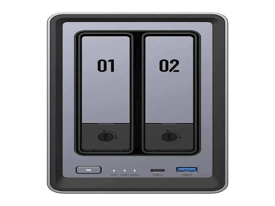 UGREEN 25242 - DXP2800 - Almacenamiento NAS - 2 Bahias - No Incluye Disco 1