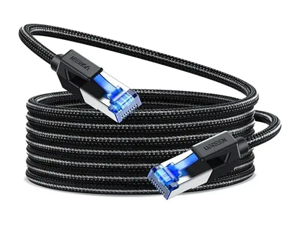UGREEN 30800 - NW153 - Cable CAT8 - 20 Mts - Ethernet Trenzado - Cobre Puro - Negro 1