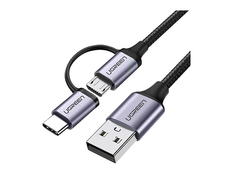 UGREEN 30875 - US177 - Cable USB a a Micro Usb+usb Tipo C