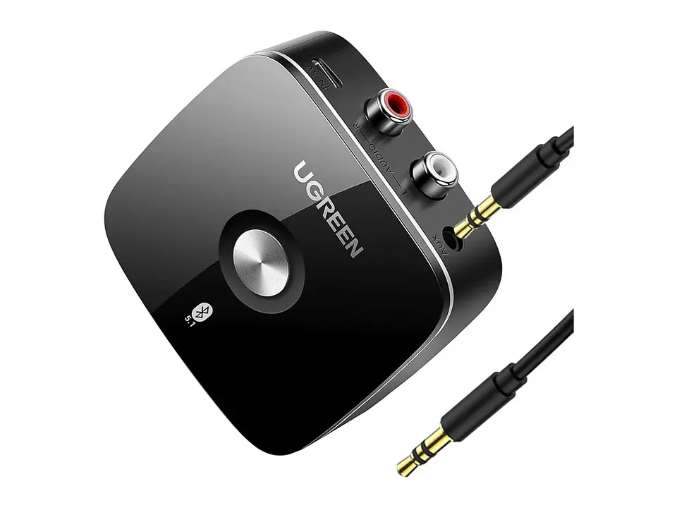 UGREEN 40759P - CM106 - Receptor Bluetooh 5.1 - Salidas Rca, Jack 3.5MM 1