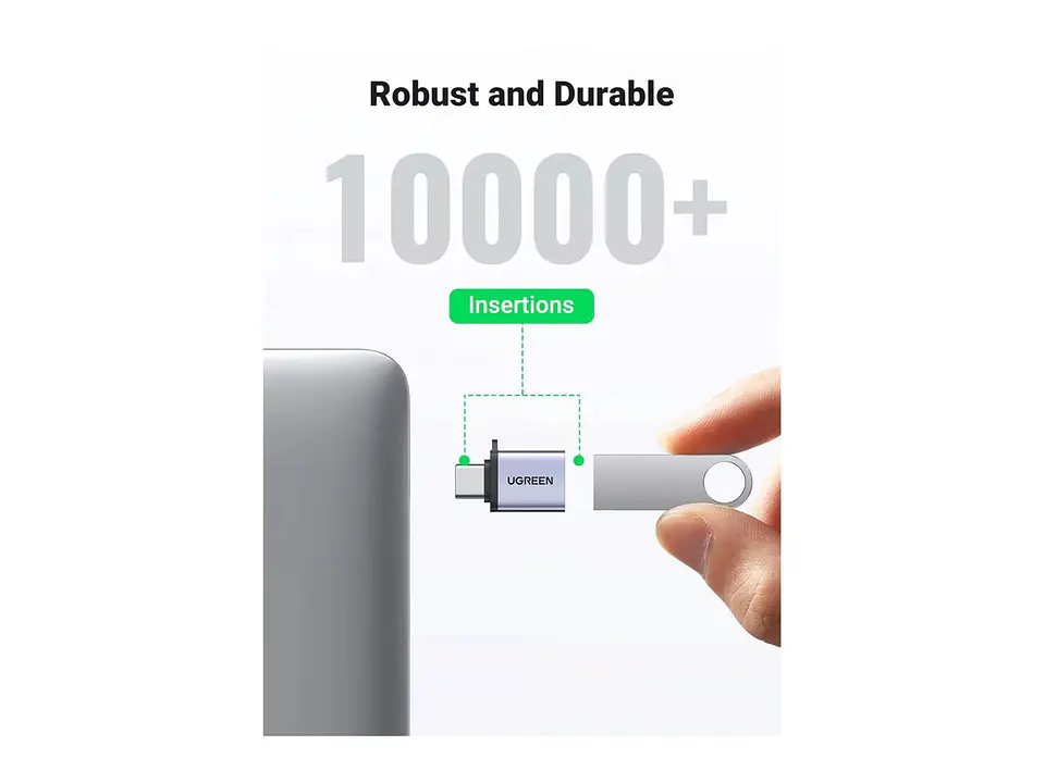 UGREEN 50283 - US270 - Adaptador con Sujetador Tipo C a USB 3.0 - Gris 4