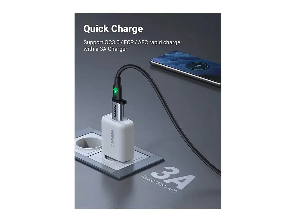 UGREEN 50533 - US276 - Adaptador USB 3.0 a Tipo C - Gris 3