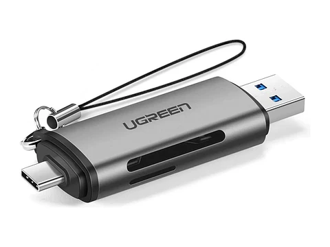 UGREEN 50706 - CM185 - Adaptador Usb/usb a + Card Reader