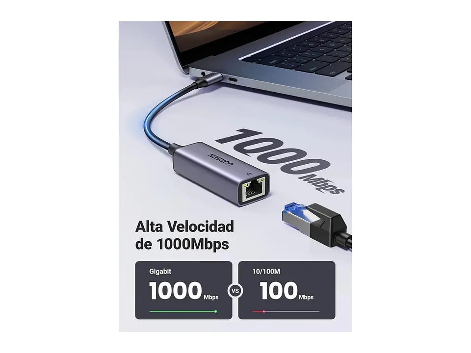 UGREEN 50737 - CM199 - Adaptador USB C a Ethernet 2