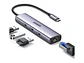 UGREEN 60600 - CM475 - Adaptador Hub 4 en 1 - USB-C a RJ-45 - 3 Puertos USB 3.0 - Miniatura 1