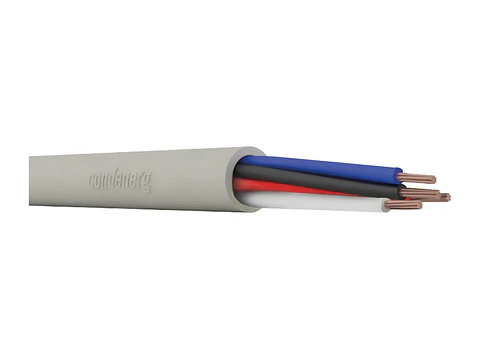 Condenerg 7003404C/B - Rollo 305 m - Cable de alarma 4x22AWG flexible DATAX Z1Z1-K LSZH 300 V. Color gris (4x0.34mm2) Rollo x 305Mts