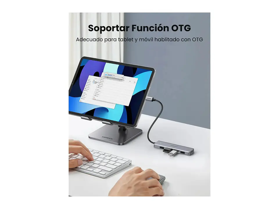 UGREEN 70336 - CM219 - Adaptador Hub - 4 USB3.0 4