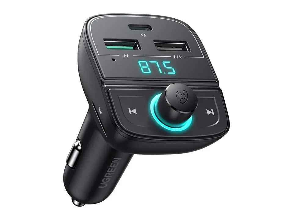 UGREEN 80910 - CD229 - Transmisor Fm - Bluetooh - Cargador para Carro 1
