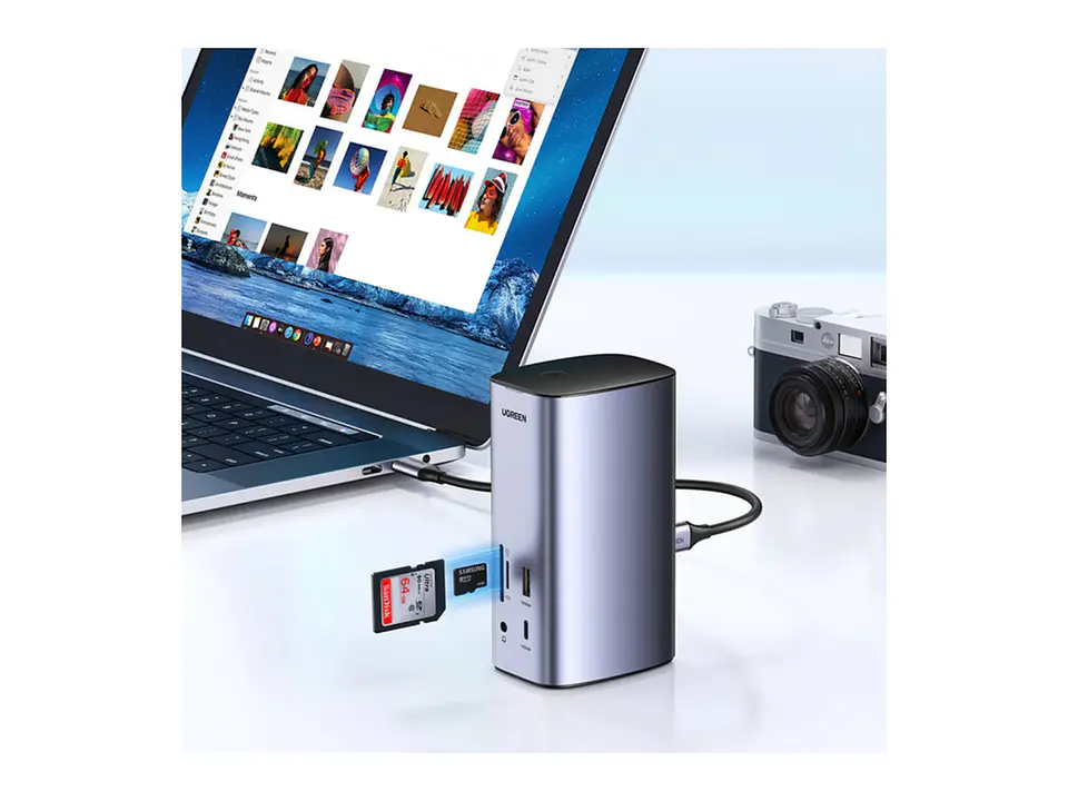 UGREEN 90325 - Docking Station Revodok Pro 312 - 12 en 1 3