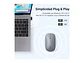 UGREEN 90373 - MU001 - Mouse Inalambrico Gris Claro - 4000 DPI - Miniatura 2