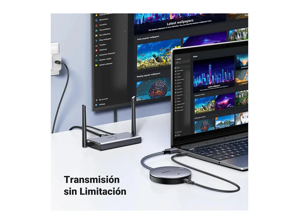 UGREEN 90909A - CM586 - Extensor HDMI Inalambrico (50 M) 2